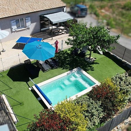 En Ardeche, Gite L'Odyssee Climatise Avec Sa Piscine Privee Et Chauffee 쥬와유스 외부 사진